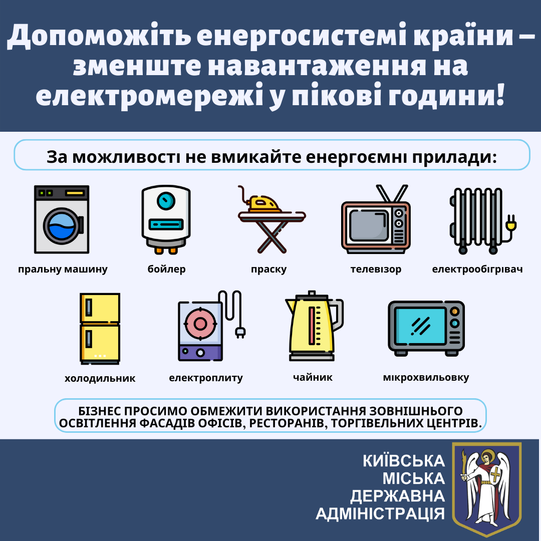 Місто закликає мешканців та бізнес свідомо споживати електроенергію та ...